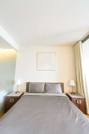 Modern bedroom interiorの写真素材