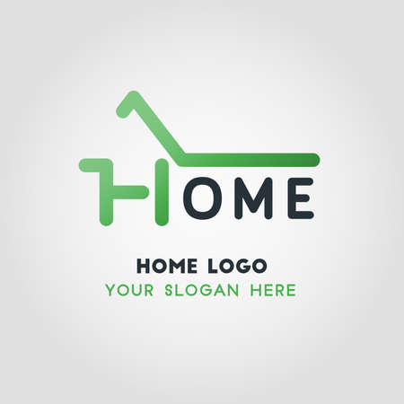 Home icon templateのイラスト素材