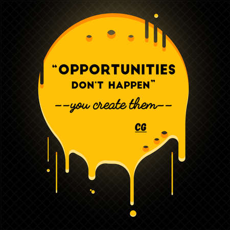 Creative Concept of Circle Pattern With Motivational Quotes  Illustrationのイラスト素材