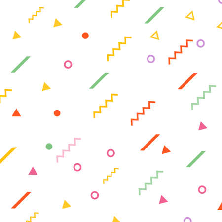 Abstract Geometric Shapes Pattern Backgroundのイラスト素材