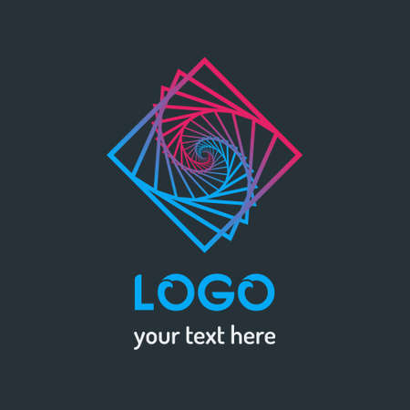 Abstract Geometric Pattern Line Logo Icon Background  Illustrationのイラスト素材
