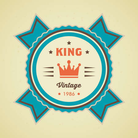 Colorful Hipster Logo Design Template Vectorのイラスト素材