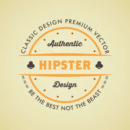 Colorful Hipster Logo Design Template Vectorのイラスト素材