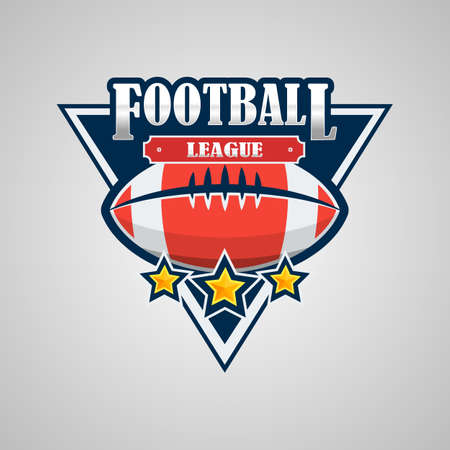 American Football Logo Template Vector Designのイラスト素材