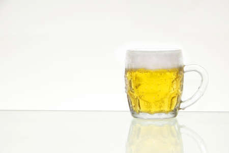 Beer Mug isolated on withe background                               の写真素材