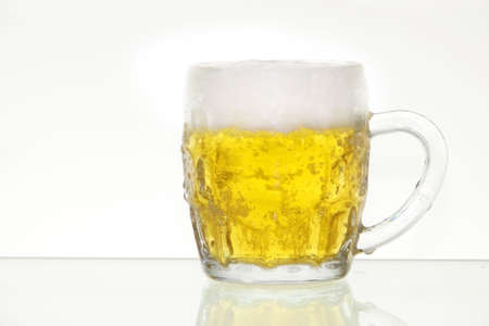 Beer Mug isolated on white                        の写真素材