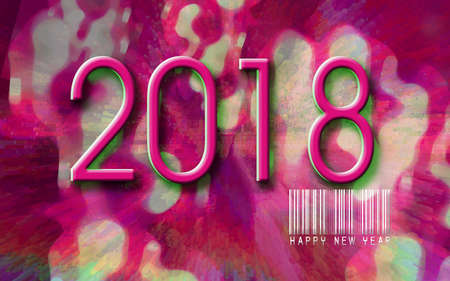 Happy New Year Greeting Card Design