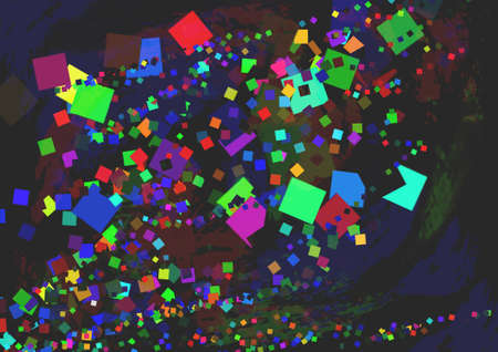  colored Christmas bokeh light abstract holiday background design の写真素材