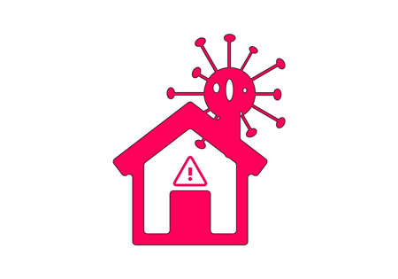 Respirator medical mask for icon graphic, protective mask mouth isolated on white, black mask respirator protect.のイラスト素材