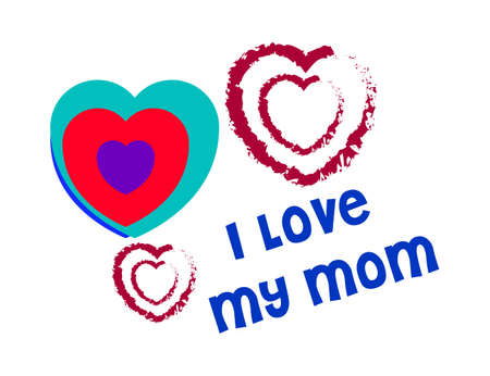 Happy Mothers Day Vector Design Illustrationのイラスト素材