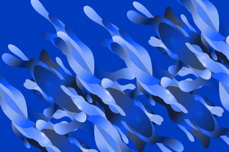 Abstract 3d colorful gradient drop liquid for social media and printのイラスト素材