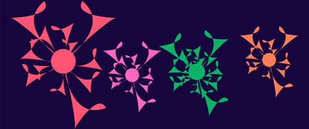 colorful symbol isolated on white backgroundのイラスト素材