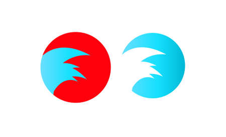 colorful symbol isolated on white background, Colorful  icon designのイラスト素材