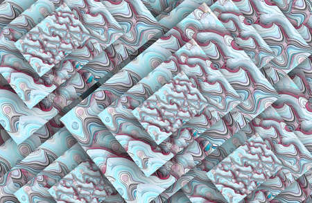 Abstract colorful artistic wavy banner design. Abstract multi-color wavy colorful motion spilling surface.の写真素材