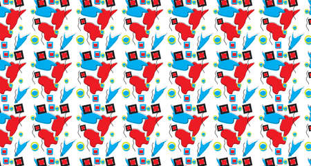 Abstract creative geometric wallpaper. gradient shapes composition. Greeting card design