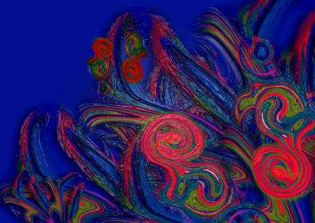 Abstract colorful background image design. Greeting card template . Aristic Banner design