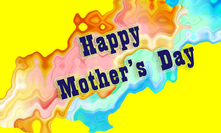 Happy mothers day card with modern calligraphy, holiday poste. background designの写真素材