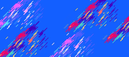 Colorful abstract geometric  shapes background design. Banner templateの写真素材