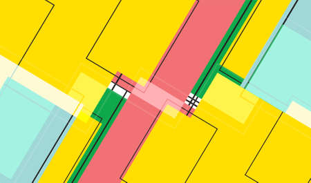 Colorful abstract geometric  shapes background design. Banner template