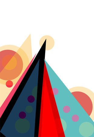 Abstract Colorful Background Design. Pattern Background Design. Greeting card Design and Gift Cards. - Illustrationのイラスト素材