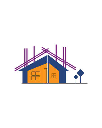 Real Estate, Building, Construction Architecture Logo Vector Designのイラスト素材