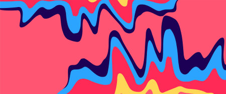 Colorful abstract geometric  shapes background design. Banner template