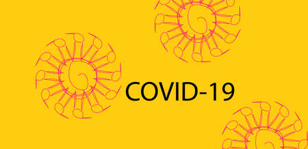 Coronavirus symbol background design. Coronavirus 2019-nCoV. Corona virus icon isolated