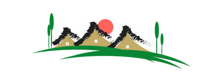 Real Estate, Building, Construction Architecture Logo Vector Designの写真素材