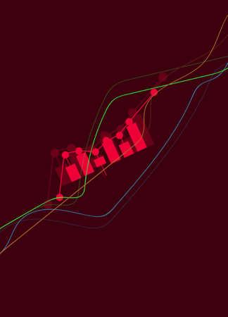 Trading company logo design. Trading sign. Trading Iconのイラスト素材