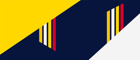 Colorful abstract geometric  shapes background design. Banner templateの写真素材