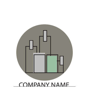 Real Estate, Building, Construction Architecture Logo Vector Designの写真素材