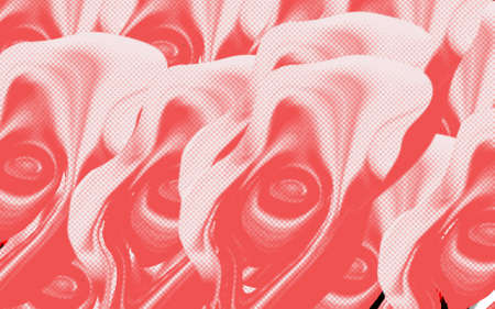 Artistic colorful frame with different elements. abstract background art style bright shiny colors, geometric design.の写真素材