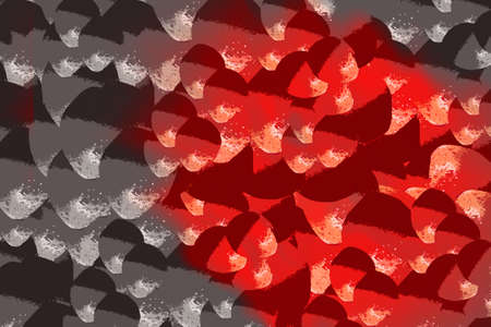 Abstract red  Background. Red banner,wallpaper, mobile screen design. Geometric shapes colorful...