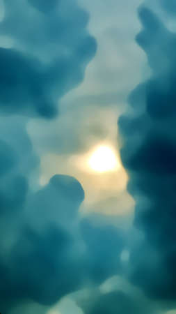 Abstract blue background. Blue motion