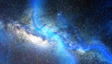 Blue night sky with stars. Night Sky Wallpapers. Night sky universe and stars.