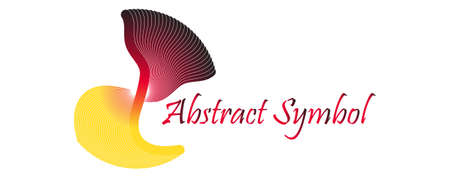 abstract symbol and icon vector illustration designのイラスト素材
