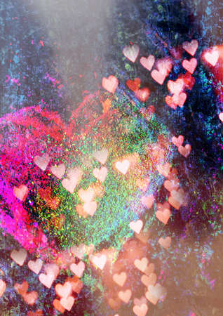 digitally generated image of motin colorfull background light and stripes moving fast over compassion and design. Greeting card background .の写真素材