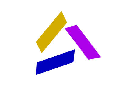 Creative Logo Design. Geometric shapes isolate on white background