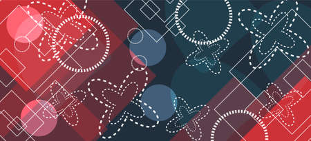 Colorful abstract background. Greeting card template