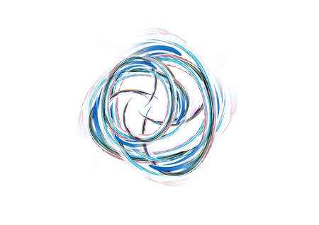 Abstract Geometric background. Dynamic shapes composition.Abstract backgroundの写真素材