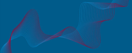 Trendy gradient Wave pattern vector. glowing abstract digital particles background. Technology background concept and art . Abstract blue background. Future vector illustration.のイラスト素材