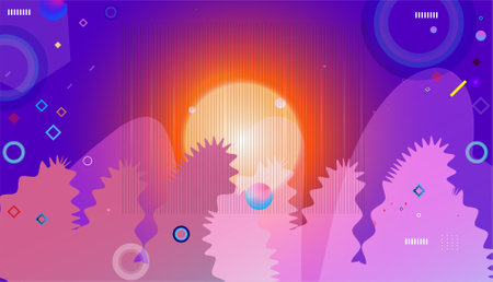 Abstract background with geometric shapes. Vector illustration for your design. Eps10のイラスト素材