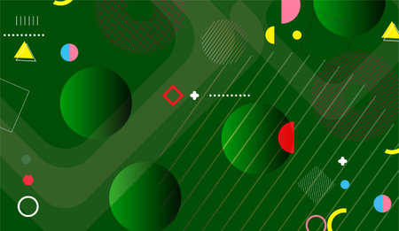 Abstract background with geometric shapes. Vector illustration. Eps 10. Colorful background.のイラスト素材