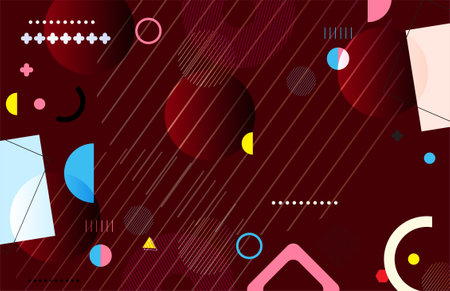 Abstract vector background with geometric shapes element. Can be use for book covers, landing pages, flyers, magazines cover page, brandings, banners design, presentations backgrounds&#x9;のイラスト素材