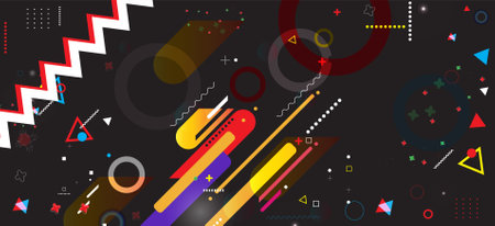 Modern Beautiful background with bright abstract colorful pattern. Creative vector illustration.のイラスト素材