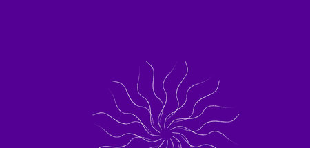 Abstract background of lines and dots in different shades of blue and purpleのイラスト素材