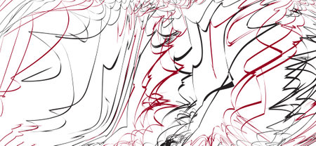 Abstract line art background. Vector illustration. Can be used for wallpapers, fills images,...