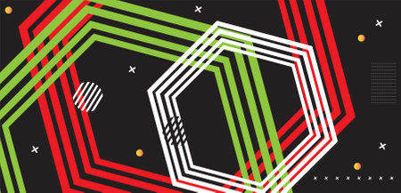 Abstract background with geometric elements. Eps10 Vector illustration. Eps10のイラスト素材