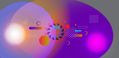 Abstract colorful background with geometric shapes. Vector illustration. Eps 10.