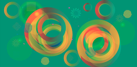 abstract graphic geometric symbols. Modern abstract  shapes design. Vector illustrationのイラスト素材